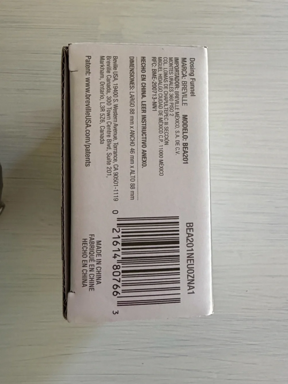 OEM Breville 54mm Espresso Dosing Funnel BEA201 Excellent Condition
